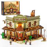 FUNWHOLE - Western Saloon 2026PCS - Building Block Toy- USA(Ship To USA)