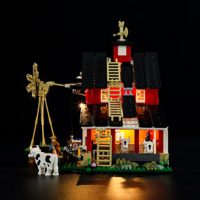 FUNWHOLE - Cow Barn 1368PCS - Building Block Toy- USA (Ship to USA)