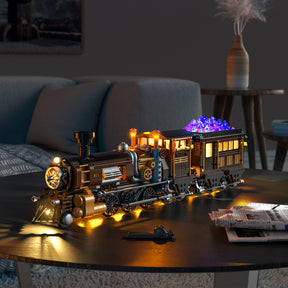 FUNWHOLE - Steampunk Ore Train 1056PCS - Building Block Toy- USA(Ship to USA)