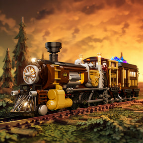 FUNWHOLE - Steampunk Ore Train 1056PCS - Building Block Toy- USA(Ship to USA)
