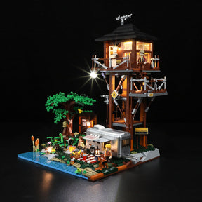 FUNWHOLE - Lookout Campground 1426PCS - Building Block Toy- USA(Ship to USA)