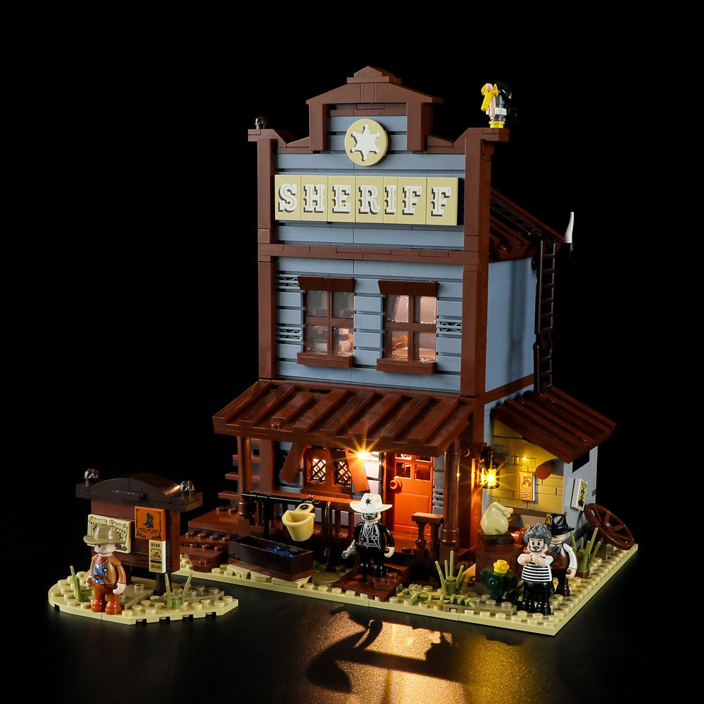 FUNWHOLE - Sheriff's Office 1240PCS - Building Block Toy- USA(Ship to USA)