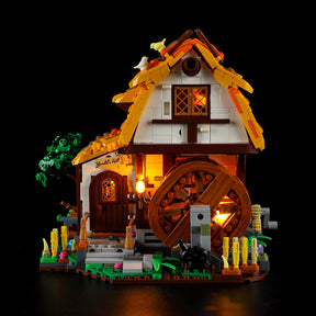 FUNWHOLE - Medieval Water Mill 1278PCS - Building Block Toy- USA(Ship to USA)