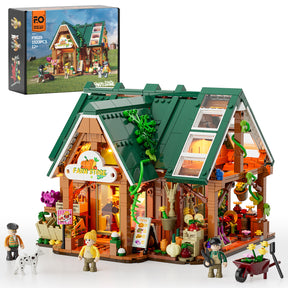 FUNWHOLE - Farm Store 1523PCS - Building Block Toy- USA(Ship to USA)