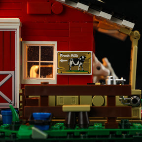 FUNWHOLE - Cow Barn 1368PCS - Building Block Toy- USA (Ship to USA)