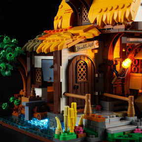 FUNWHOLE - Medieval Water Mill 1278PCS - Building Block Toy- USA(Ship to USA)