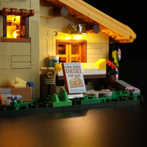 FUNWHOLE - Farmstead Cheese House 867PCS - Building Block Toy- USA (Ship to USA)
