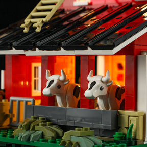 FUNWHOLE - Cow Barn 1368PCS - Building Block Toy- USA (Ship to USA)