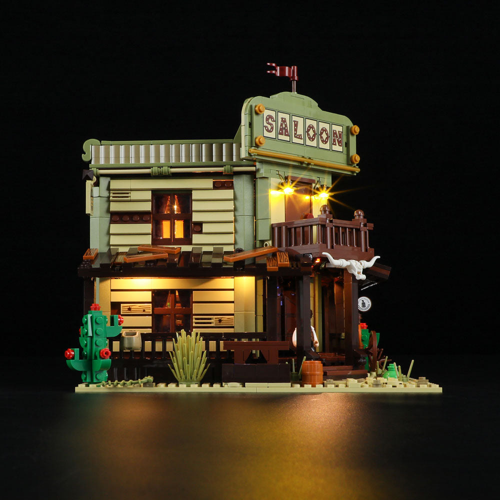 FUNWHOLE - Western Saloon 2026PCS - Building Block Toy- USA(Ship To USA)