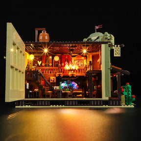 FUNWHOLE - Western Saloon 2026PCS - Building Block Toy- USA(Ship To USA)