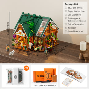 FUNWHOLE - Farm Store 1523PCS - Building Block Toy- USA(Ship to USA)