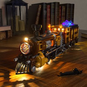 FUNWHOLE - Steampunk Ore Train 1056PCS - Building Block Toy- USA(Ship to USA)