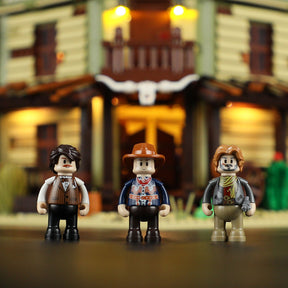 FUNWHOLE - Western Saloon 2026PCS - Building Block Toy- USA(Ship To USA)