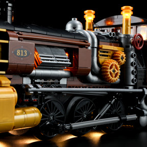 FUNWHOLE - Steampunk Ore Train 1056PCS - Building Block Toy- USA(Ship to USA)