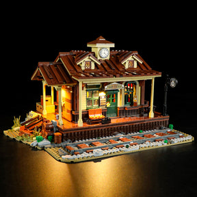 FUNWHOLE - West Train Station 1974PCS - Building Block Toy- USA (Ship to USA)