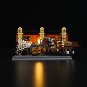 FUNWHOLE - Steampunk Motorcycle Pursuit 424PCS - Building Block Toy- USA(Ship to USA)