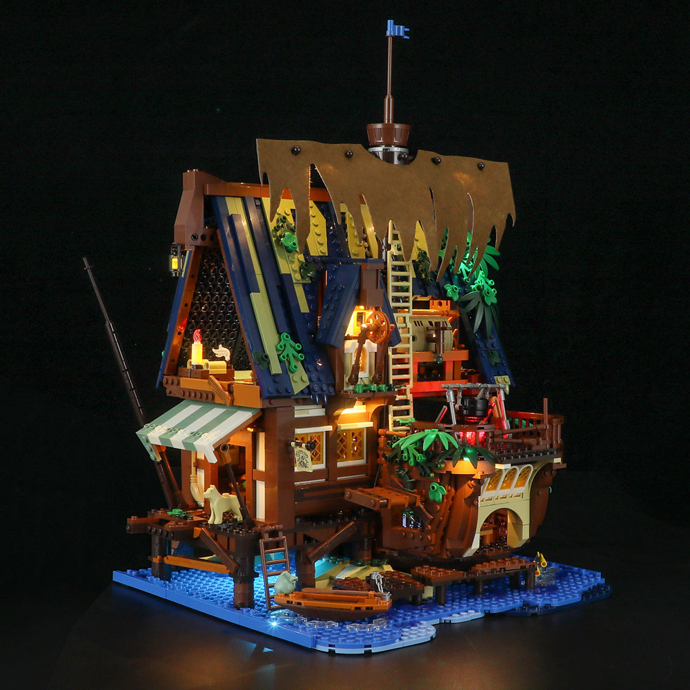 FunWhole FH9011  FunWhole FH9011 Medieval Pier Inn With LED