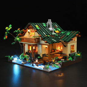 FUNWHOLE - Lakeside Lodge 1969PCS - Building Block Toy- USA(Ship to USA)