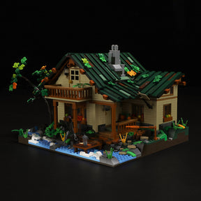 FUNWHOLE - Lakeside Lodge 1969PCS - Building Block Toy- USA(Ship to USA)