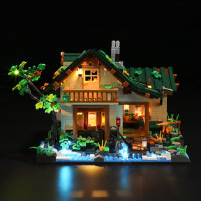 FUNWHOLE - Lakeside Lodge 1969PCS - Building Block Toy- USA(Ship to USA)