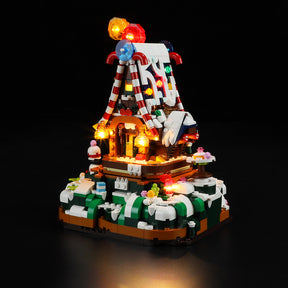 light up House of Sweets building set