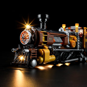 FUNWHOLE - Steampunk Ore Train 1056PCS - Building Block Toy- USA(Ship to USA)