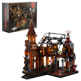 Funwhole Steampunk Train Station building kit
